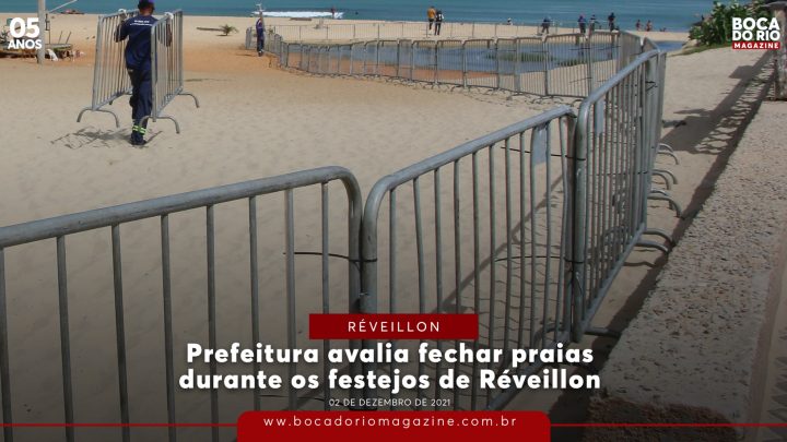 Prefeitura avalia fechar praias durante os festejos de Réveillon