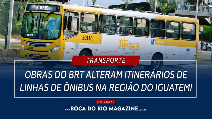 Obras do BRT alteram itinerários de linhas de ônibus na região do Iguatemi