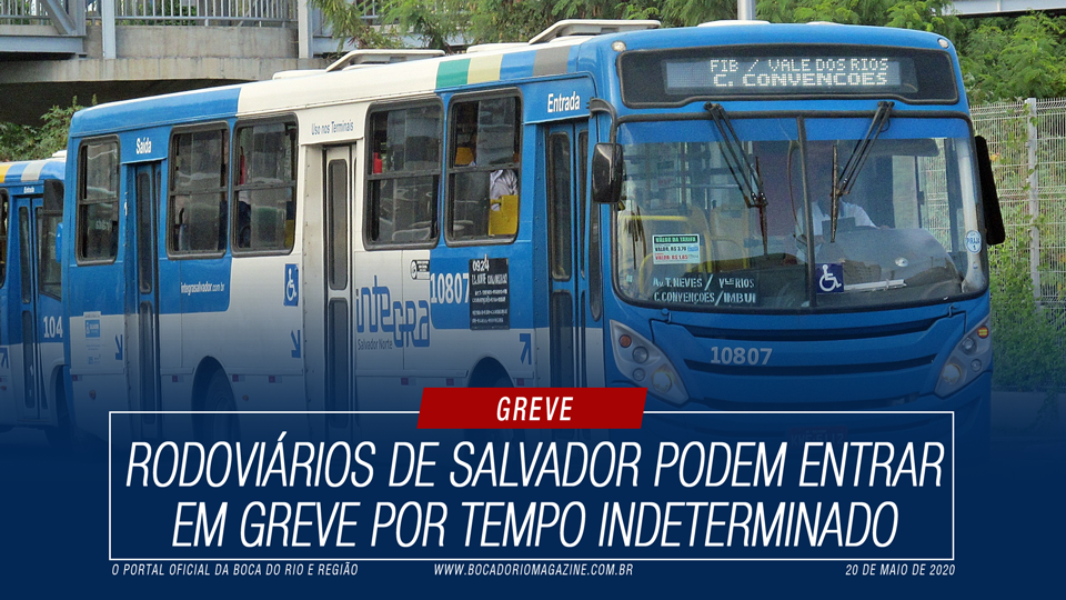 Rodoviários de Salvador podem entrar em greve por tempo indeterminado