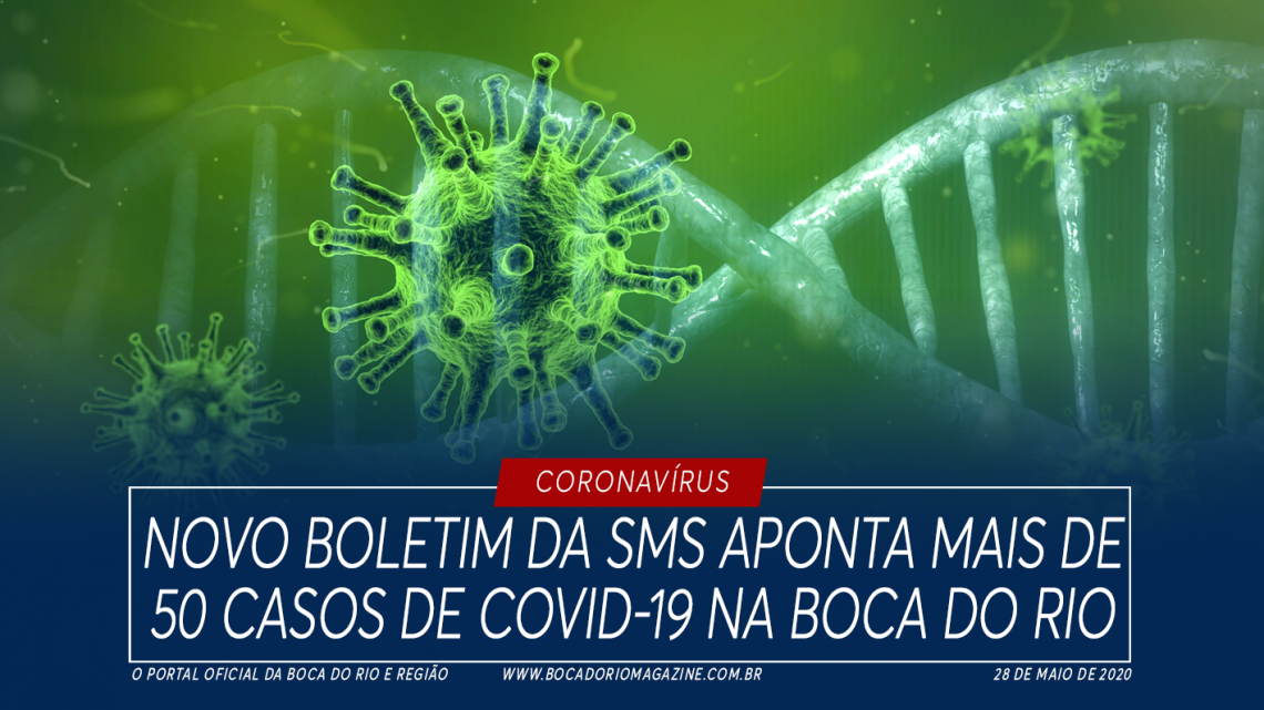 Novo boletim da SMS aponta mais de 50 casos de Covid-19 na Boca do Rio