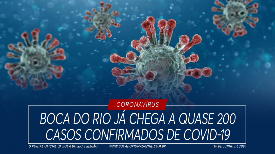 Boca do Rio já chega a quase 200 casos confirmados de Covid-19