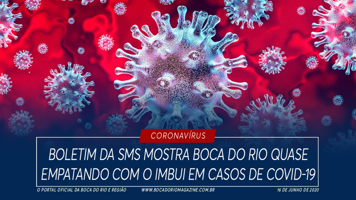 Boletim da SMS mostra Boca do Rio quase empatando com o Imbui em casos de Covid-19