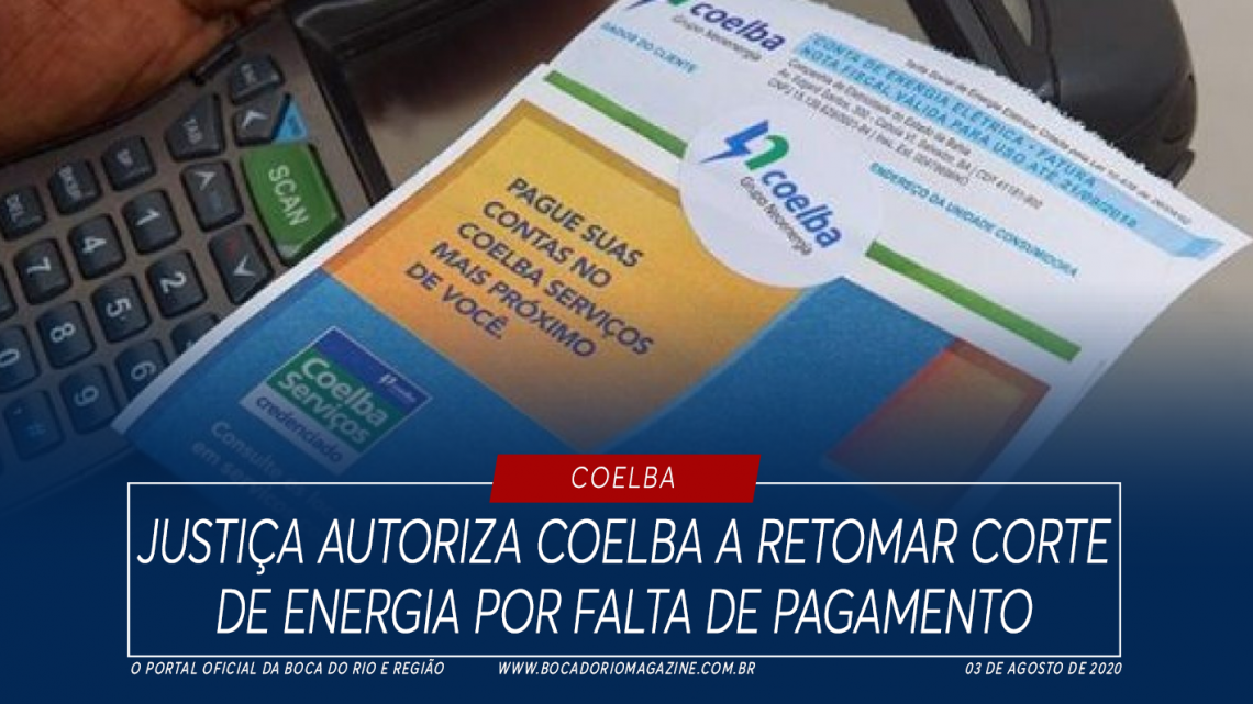 Justiça autoriza Coelba a retomar corte de energia por falta de pagamento