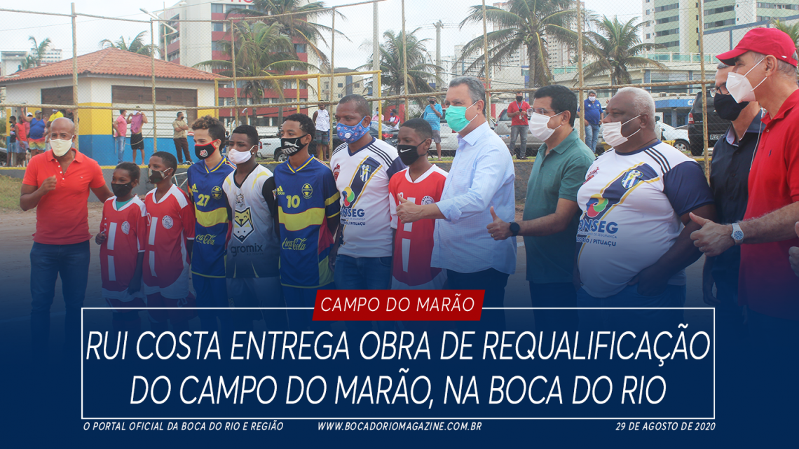 Rui Costa entrega obra de requalificação do Campo do Marão, na Boca do Rio