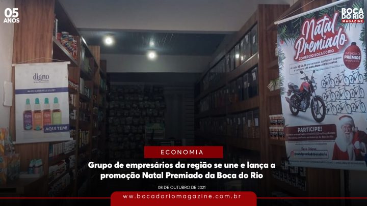 Empresários da região se unem e lançam a promoção Natal Premiado da Boca do Rio