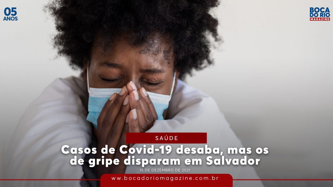 Casos de Covid-19 desaba, mas os de gripe disparam em Salvador