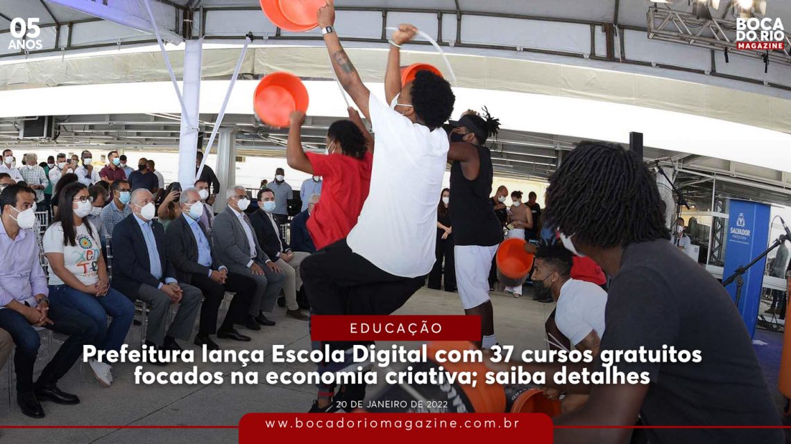 Prefeitura lança Escola Digital com 37 cursos gratuitos focados na economia criativa; saiba detalhes