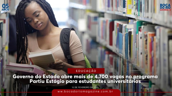 Governo do Estado abre mais de 4.700 vagas no programa Partiu Estágio para estudantes universitários