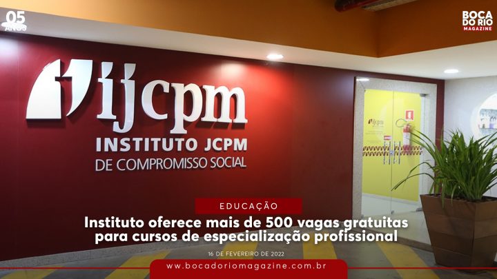 Instituto oferece mais de 500 vagas gratuitas para cursos de especialização profissional