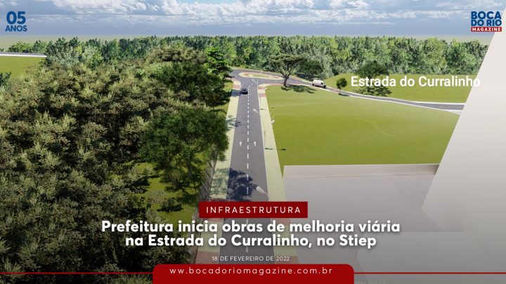 Prefeitura inicia obras de melhoria viária na Estrada do Curralinho, no Stiep