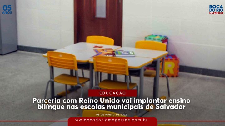 Parceria com Reino Unido vai implantar ensino bilíngue nas escolas municipais de Salvador