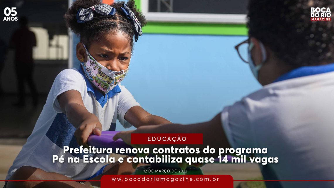 Prefeitura renova contratos do programa Pé na Escola e contabiliza quase 14 mil vagas