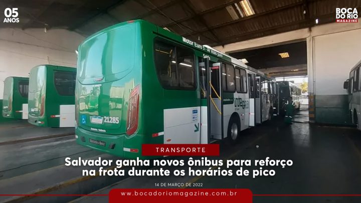 Salvador ganha novos ônibus para reforço na frota durante os horários de pico