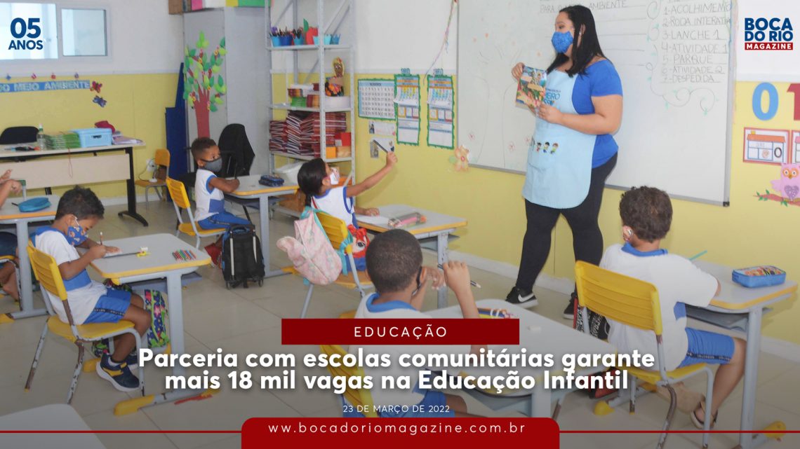 Parceria com escolas comunitárias garante mais 18 mil vagas na Educação Infantil
