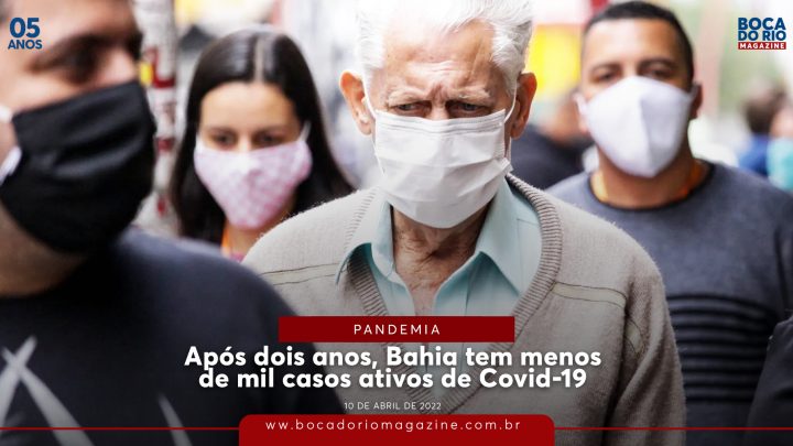 Após dois anos, Bahia tem menos de mil casos ativos de Covid-19