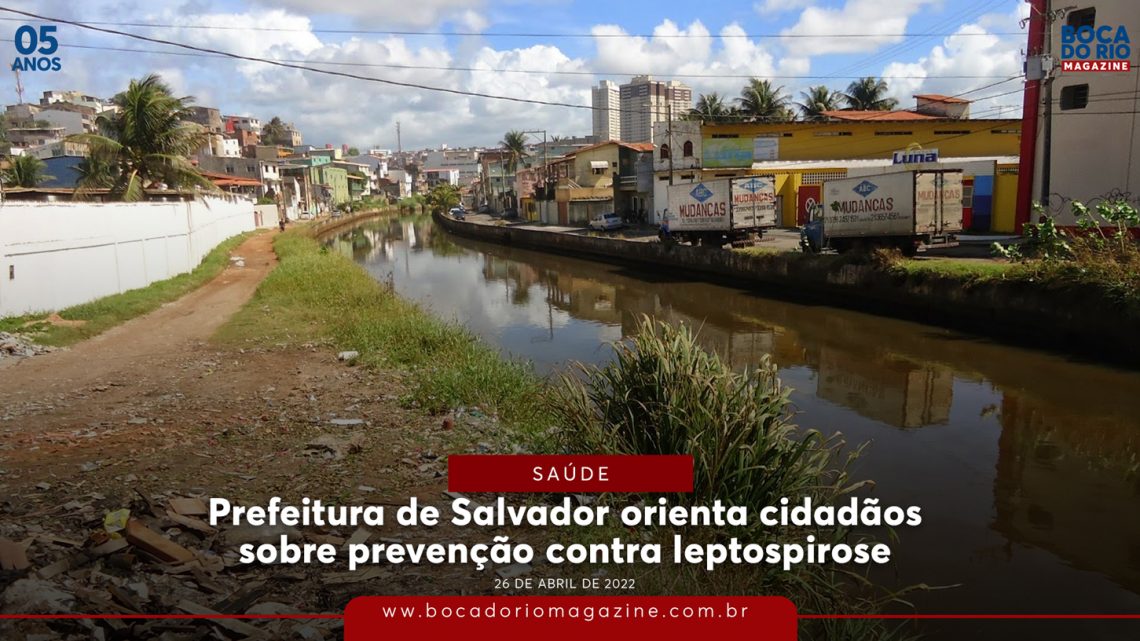 Prefeitura de Salvador orienta cidadãos sobre prevenção contra leptospirose