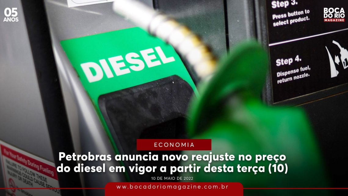 Petrobras anuncia novo reajuste no preço do diesel em vigor a partir desta terça (10)