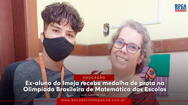Ex-aluno do Imeja recebe medalha de prata na Olimpíada Brasileira de Matemática das Escolas Públicas; veja