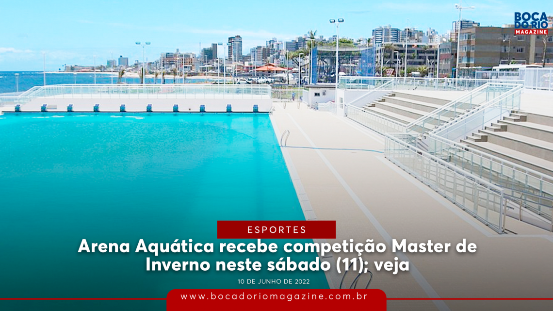 Arena Aquática recebe competição Master de Inverno neste sábado (11)