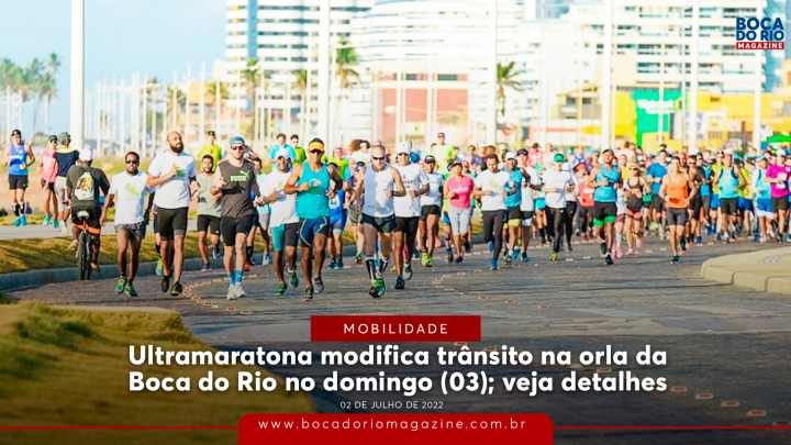 Ultramaratona modifica trânsito na orla da Boca do Rio; veja detalhes