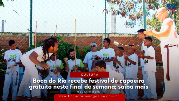 Boca do Rio recebe festival de capoeira gratuito neste final de semana; saiba mais