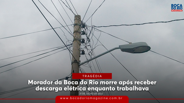Morador da Boca do Rio morre após receber descarga elétrica enquanto trabalhava