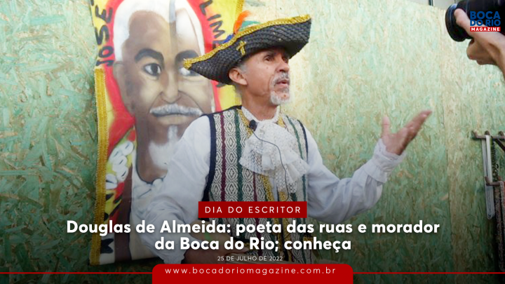 Douglas de Almeida: poeta das ruas e morador da Boca do Rio; conheça