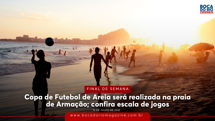 Copa Beach Soccer será realizada na praia de Armação; confira escala de jogos