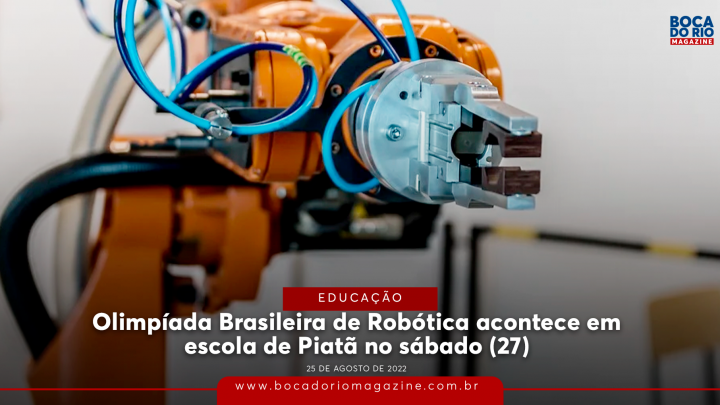 Olimpíada Brasileira de Robótica acontece em escola de Piatã no sábado (27)