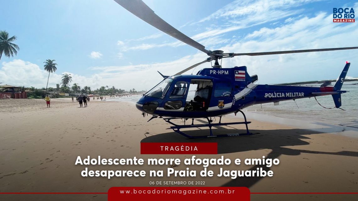 Adolescente morre afogado e amigo desaparece na Praia de Jaguaribe