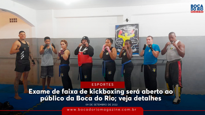 Exame de faixa de kickboxing será aberto ao público da Boca do Rio; veja detalhes