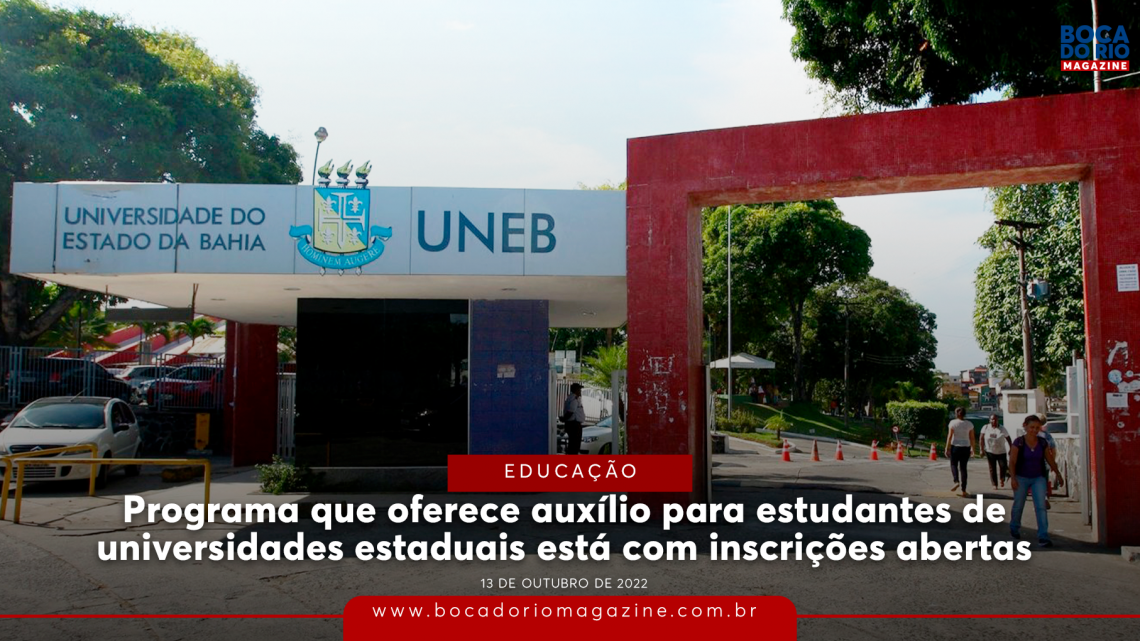 Programa que oferece auxílio permanência para estudantes de universidades estaduais está com inscrições abertas