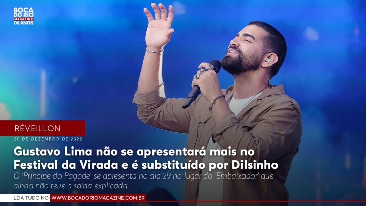 Gustavo Lima não se apresentará mais no Festival Virada Salvador e é substituído por Dilsinho