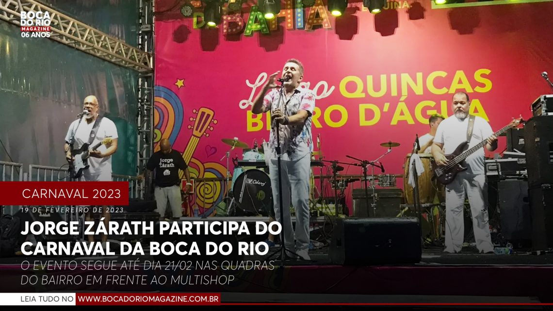 Jorge Zárath participa do carnaval da Boca do Rio