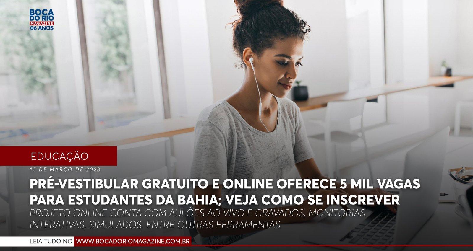 Curso pré-vestibular gratuito e online oferece cinco mil vagas para ...