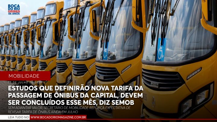 Estudos que definirão nova tarifa da passagem de ônibus da capital, devem ser concluídos esse mês, diz Semob