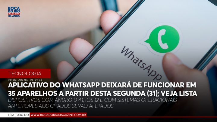 Aplicativo do WhatsApp deixará de funcionar em 35 aparelhos a partir desta segunda (31); veja lista