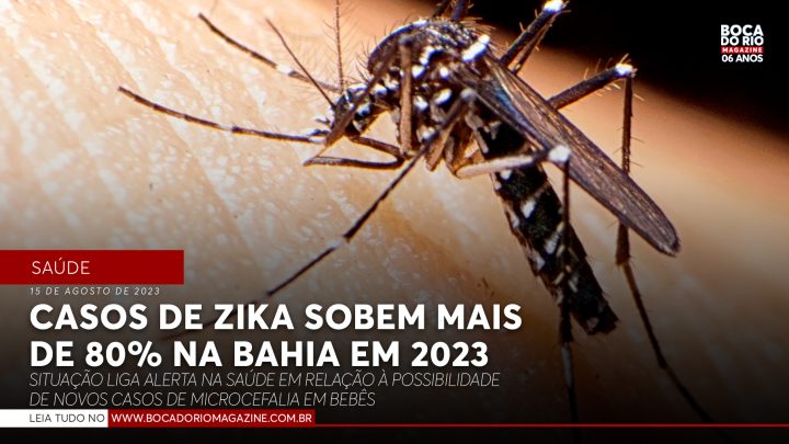 Casos de zika sobem mais de 80% na Bahia em 2023