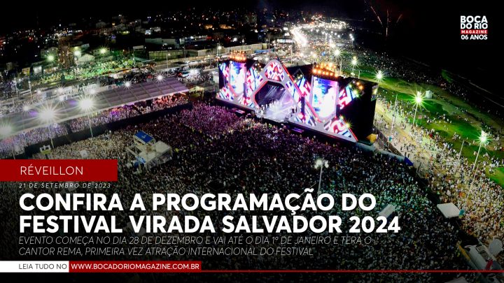 Confira a programação do Festival Virada Salvador 2024