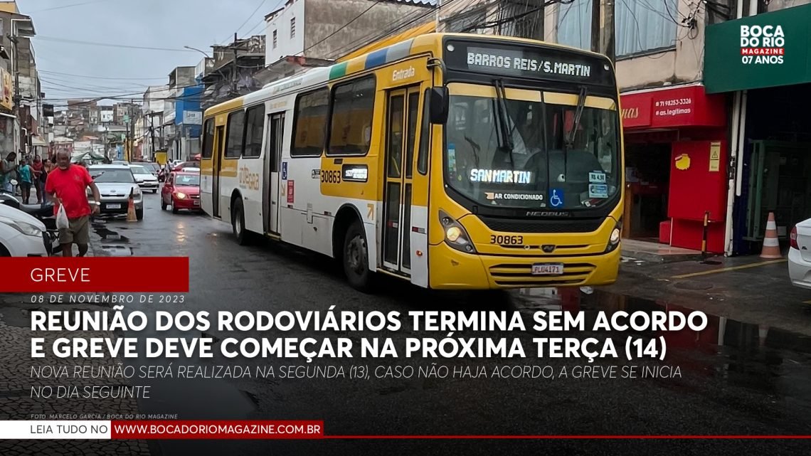 Reunião dos rodoviários termina sem acordo e greve deve começar na próxima terça (14)