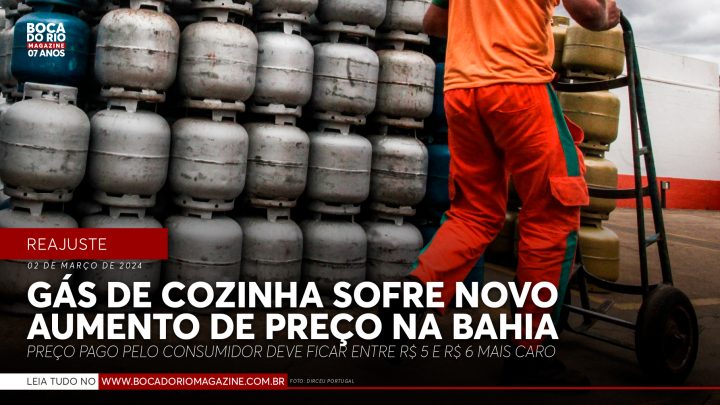 Gás de cozinha sofre novo aumento de preço na Bahia
