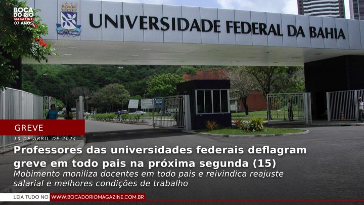 Professores das universidades federais deflagram greve nacional na próxima segunda-feira (15)