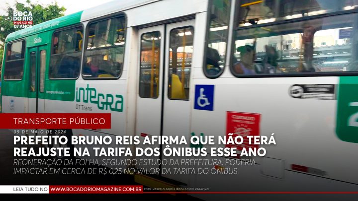 Prefeito Bruno Reis afirma que não terá reajuste na tarifa dos ônibus esse ano
