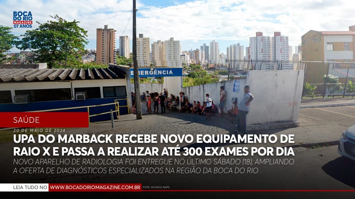UPA Marback recebe equipamento de Raio X com capacidade para 300 exames diários UPA Marback recebe equipamento de Raio X com capacidade para 300 exames diários