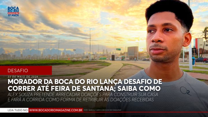 Morador da Boca do Rio lança desafio de correr até Feira de Santana; saiba como