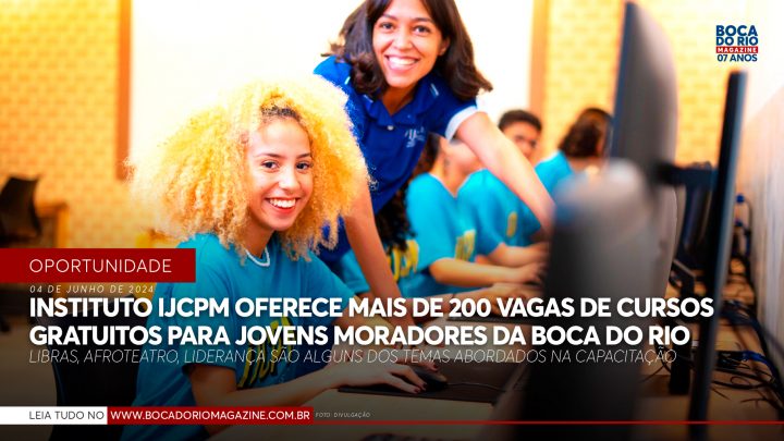 Instituto oferece mais de 200 vagas de cursos gratuitos para jovens