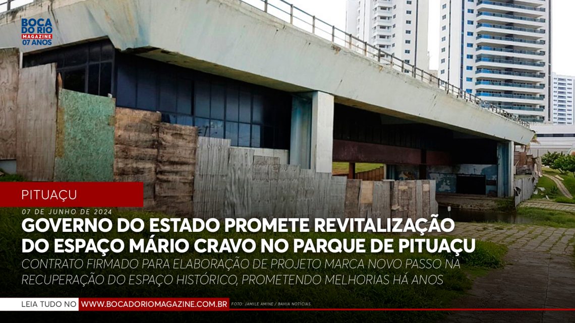 Governo promete revitalização do Espaço Mário Cravo no Parque de Pituaçu