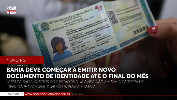 Bahia deve começar a emitir novo documento de identidade até o final do mês