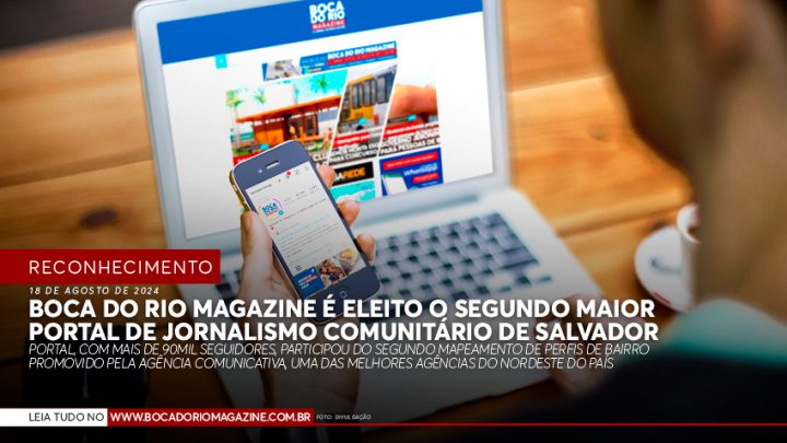 Boca do Rio Magazine é eleito o segundo maior portal de mídia comunitária de Salvador