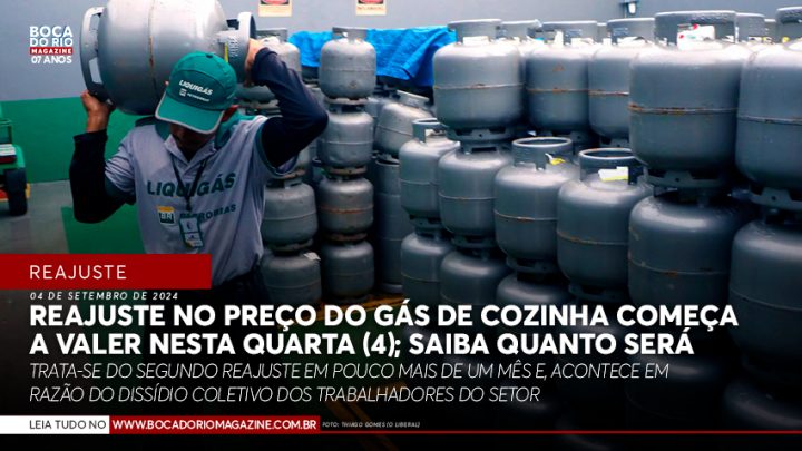 Reajuste no preço do gás de cozinha começa a valer nesta quarta (4); saiba quanto será